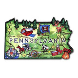 Pennsylvania Estado La Piedra Angular  Imán Para Nevera