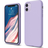 Funda Violeta iPhone 11 Con Proteccion De Pantalla Y Camara