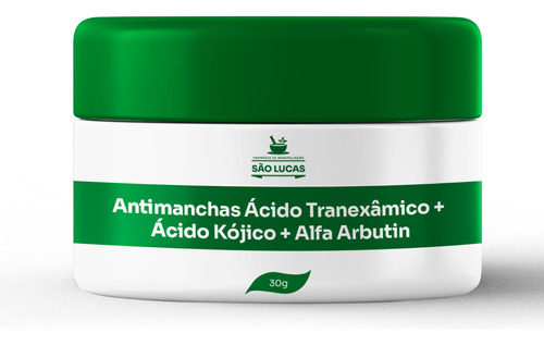 Ácido Tranexâmico Kójico Alfa Arbutin 30g Melasma Original