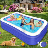 Piscina Inflable 98 X 72 X 22 Pulgadas Tamaño Completo Grand