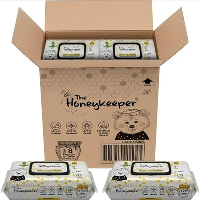Toallitas Húmedas The Honey Keeper 72's c\u002Fu - Caja con 8pzas | MercadoLibre