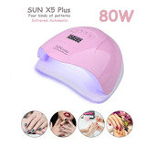 Lámpara Uv Led Sun Tornasol 80w Para Uñas Manicura Gelish