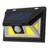 Reflector Led Solar 5w Exterior Aplique Recargable Sensor