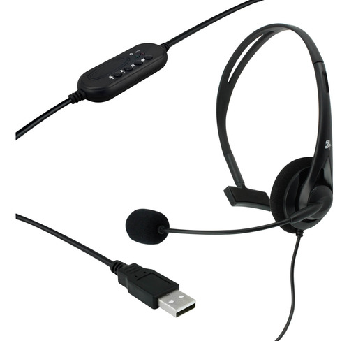 3x Fone Headset Home Office Telemarketing Pc Not Call Usb