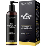 Gel Limpiador Facial Con Vitamina C + Vitamina E + Aloe Vera