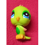 Figura Little Pet Shop Hasbro  Pájaro Bird Verde