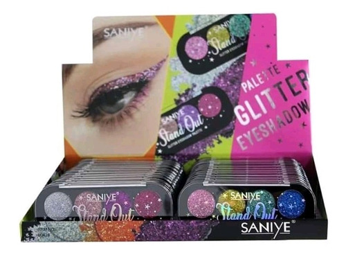 Mini Paleta De Glitter 