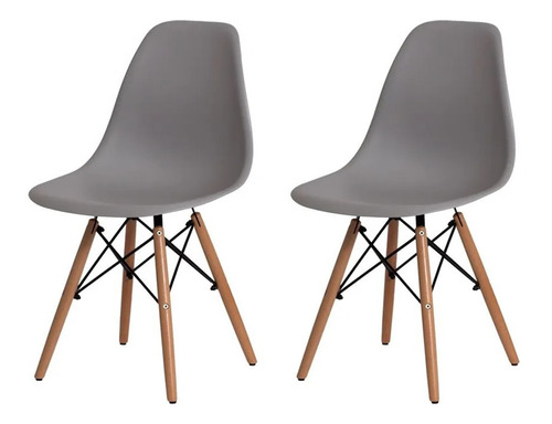 Kit 2 Cadeiras Para Escritório Sala Consultório Design Color