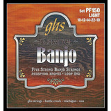 Cuerdas Pf150 Banjo De 5 Cuerdas, Bronce De Fósforo, L...