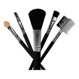 Set 5 Brochas Pinceles Maquillaje Make Up Profesional Viaje