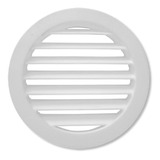 Celosía Ventilación Pvc Circular 10x10cm Blanco 50un Dvp