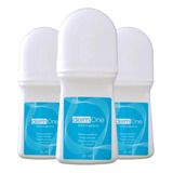 Kit 3 Desodorante Roll-on Antitranspirante Derm One 65ml 