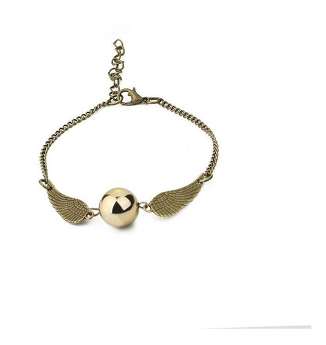 Pulsera Snitch Dorada Harry Potter Ajustable