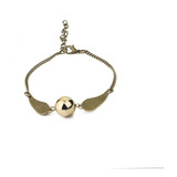 Pulsera Snitch Dorada Harry Potter Ajustable