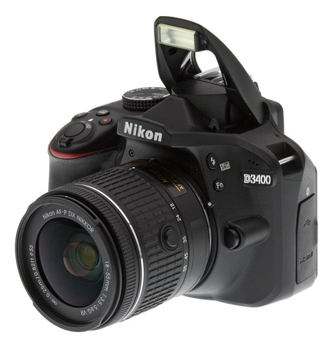  Nikon D3400 Cargador, Memoria, Batería, Estuche(11966dispa)