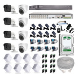 Kit Cámaras Seguridad 4k Hikvision 16 Ch + 8 Cam + D.d 2 Tb 