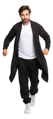 Cardigan Blusa De Frio Casaco Masculino Plus Size Sobretudo
