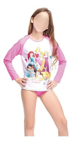 Malla Remera Nena Princesas Disney  Cocot 20904