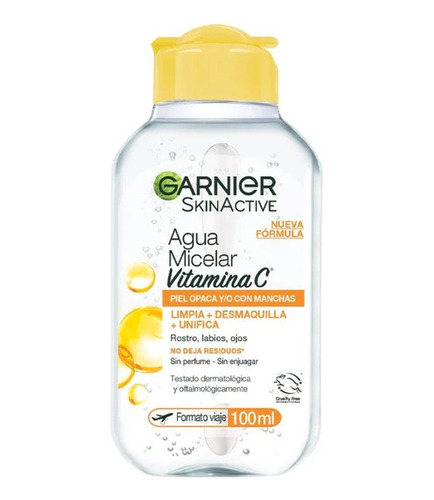 Agua Micelar Vitamina C Express Aclara 100ml Garnier