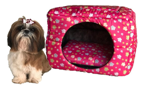 Cama Túnel Nylon Pet Caminha 3 Em 1 Para Cachorro E Gato M