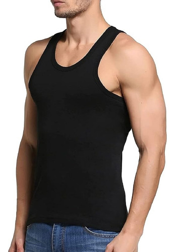 Pack 3 Camisetas Algodón Sin Manga,musculosas Hombre