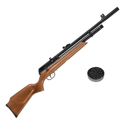 Carabina Pcp Beeman 1331 Cal. 5.5 Con Diabolos Madera 5.5 Mm | Meses sin interés