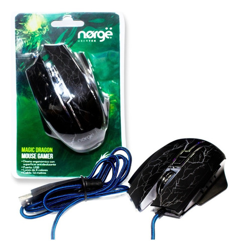 Mouse Gamer Norge 7 Botones Magic Dragon