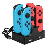 Cargador Control Joy Con Para Nintendo Switch Base Carga