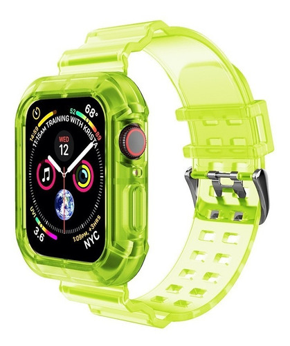 Correa Case Protector Silicón Para Apple Watch Todas Series