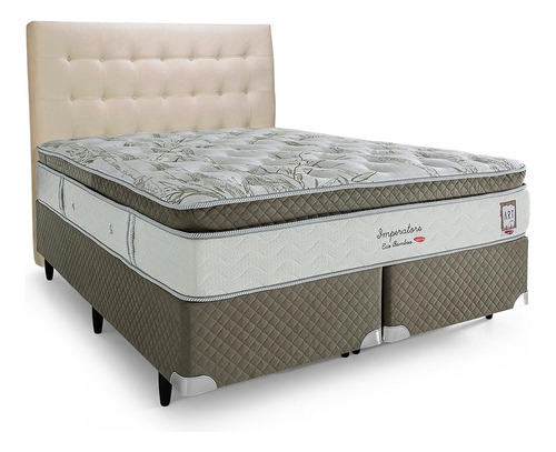 Cama Box Com Cabeceira Herval King Imperatore, 73x193x203