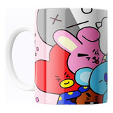 Taza De Café Bts Bt21 Con Nombre K-pop