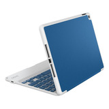 Funda Con Tapa Y Teclado Bluetooth Para iPad Air 2, Azul 