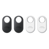 Localizador Bluetooth Samsung Smart Tag 2 2023 Pacote Com 4 Cor Preto/branco