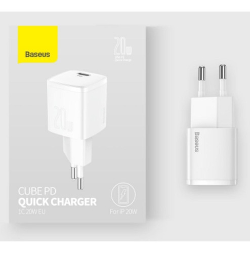 Carregador Celular Turbo 20w Baseus Quick Charge Tipo C 