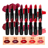 16 Labiales Humectante Bissú 2 Labiales Por Tono Red Velvet