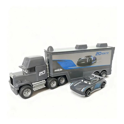 Remolque Mack Y Coche Rayo Mcqueen Cars Plástico Metal | Envío gratis