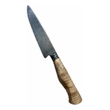 Cuchillo Acero Damasco 16cm Hoja