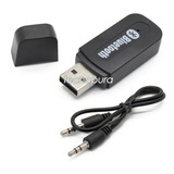 Adaptador Receptor De Audio Bluetooth Usb A Cable 3.5mm Jack