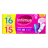 Intimus Absorvente Interno Mini 16 Unidades