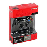 Control Xbox 360 Original Nuevo Black Receptor Pc Sellado