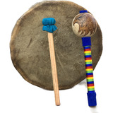 Oferta De Tambor De 30 Cm Y Sonaja Para Temazcal Y Cantos