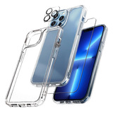 Funda Para iPhone 13 Pro, Transparente/vidrio Protector