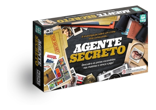 Jogo Agente Secreto Investigação Detetive Nig Brinquedos 