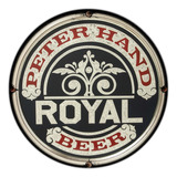 #520 - Cuadro Decorativo Vintage - Cerveza Royal No Chapa