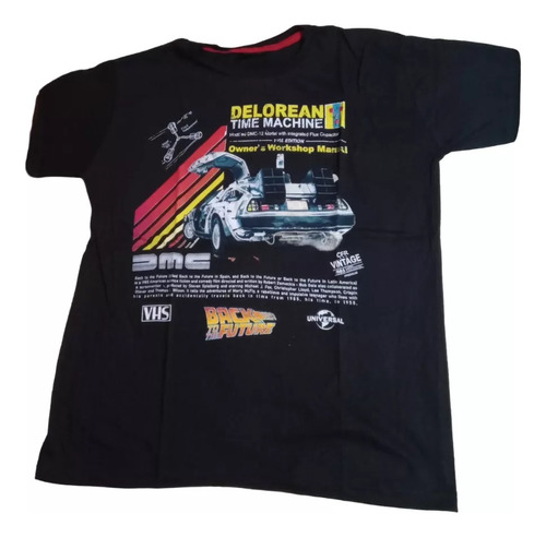 Remera Delorean Time Machine Back To The Future Sheldortoys