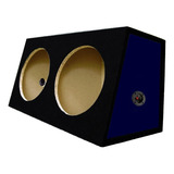 Caja Doble Subwoofer 12 Pulgadas Alfombrada