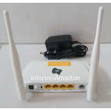 Modem Roteador Oi Zyxel 300 Mbps Wifi 2 Antenas 5 Dbi