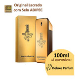 1 Million Paco Rabanne Perfume Masculino Eau De Toilette - 100ml (3.4 Fl Oz)