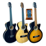 Guitarra Electroacustica Ecualizador De 4 Bandas.