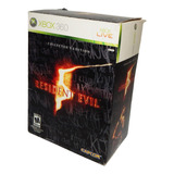 Resident Evil 5 Collectors Edition Xbox 360 Figura Steelbook